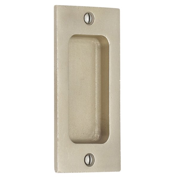 Rustic Modern Cabinet Hardware Collection 4" Modern Rectangular Flush Pull  by Emtek