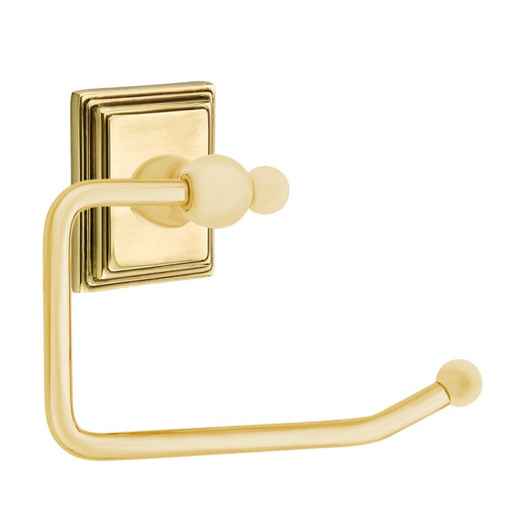 Traditional Brass Collection Wilshire Bar Style Tissue Holder by Emtek