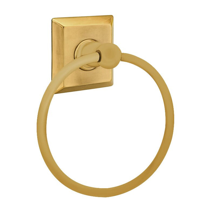 Traditional Brass Collection Quincy Towel Ring  by Emtek