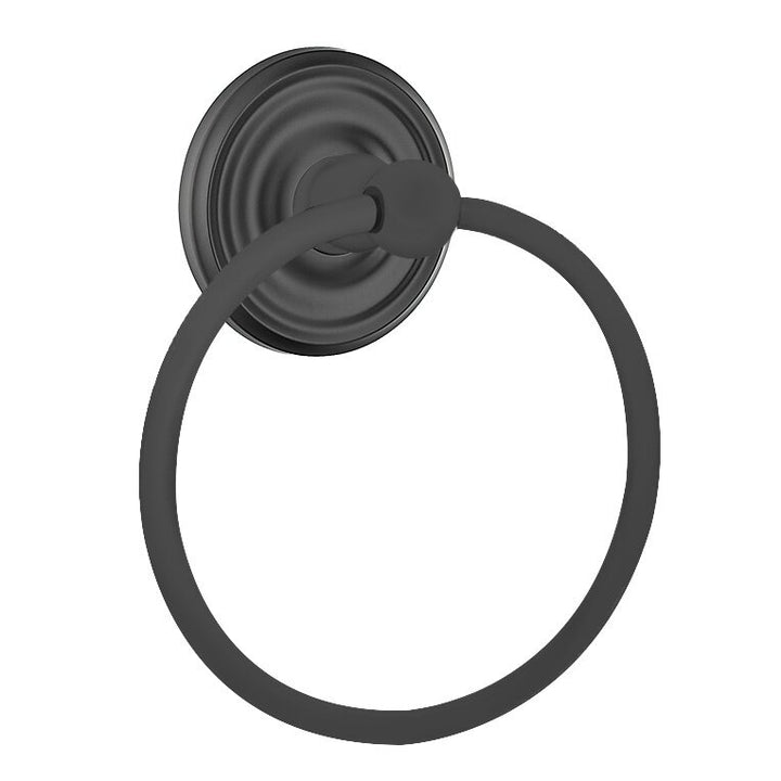 Traditional Brass Collection Small Regular Towel Ring by Emtek