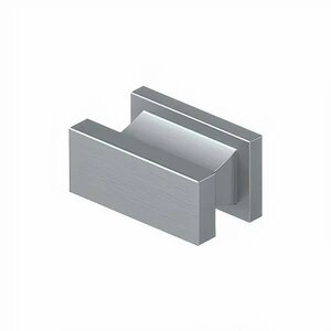 Deltana Architectural Hardware Contemporary Knob, Anvil, 3/4" x 1-1/2" x 7/8"