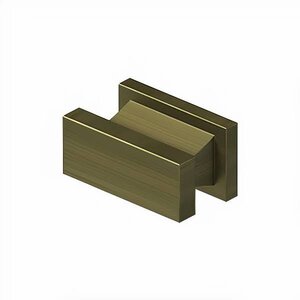 Deltana Architectural Hardware Contemporary Knob, Anvil, 3/4" x 1-1/2" x 7/8"