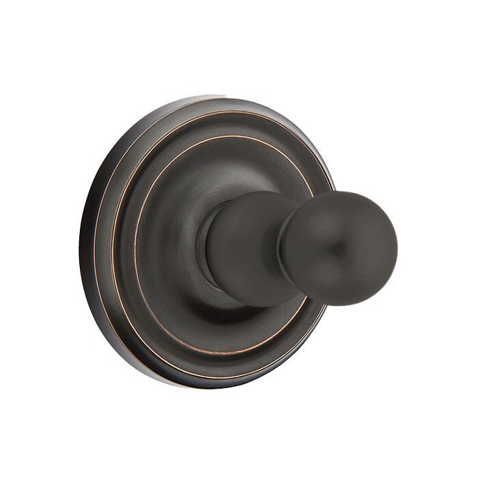 Traditional Brass Collection Regular Single Hook  by Emtek