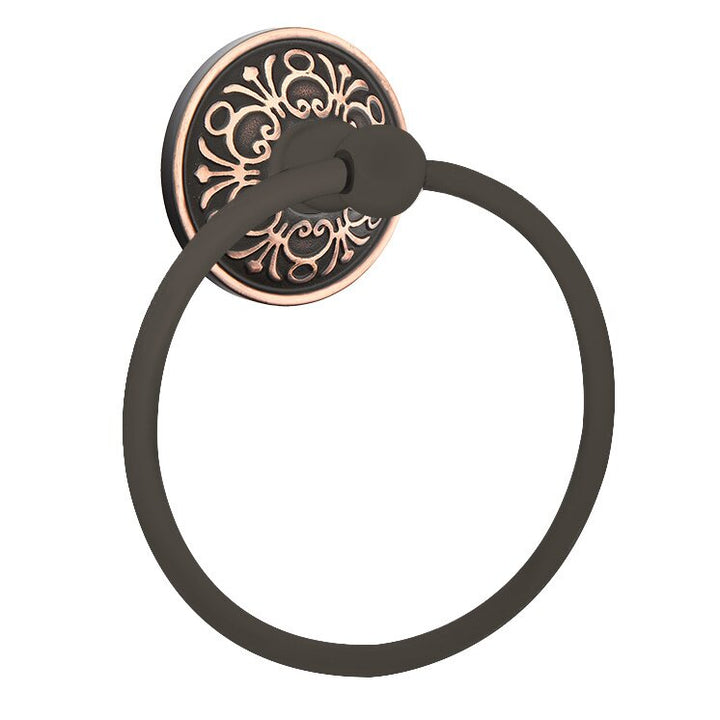 Traditional Brass Collection Lancaster Towel Ring by Emtek