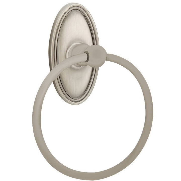 Traditional Brass Collection Oval Towel Ring  by Emtek
