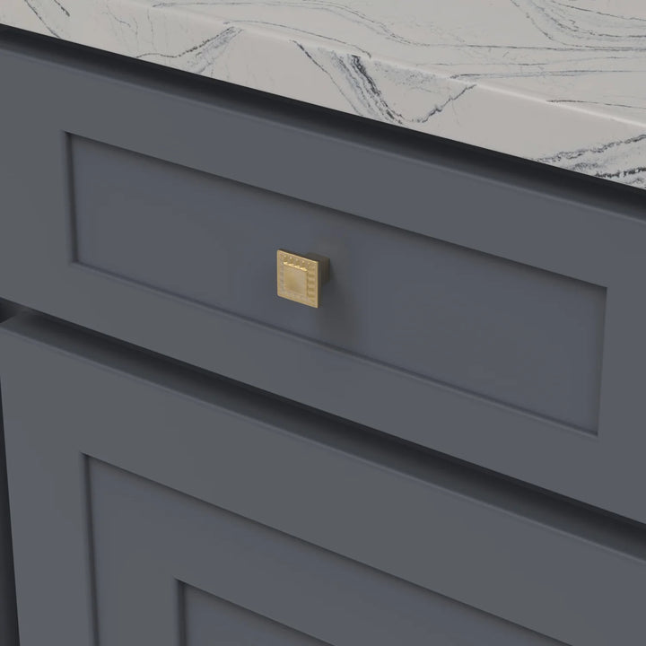 Belwith Keeler 1 Inch Square Bijou Astoria Collection Knob