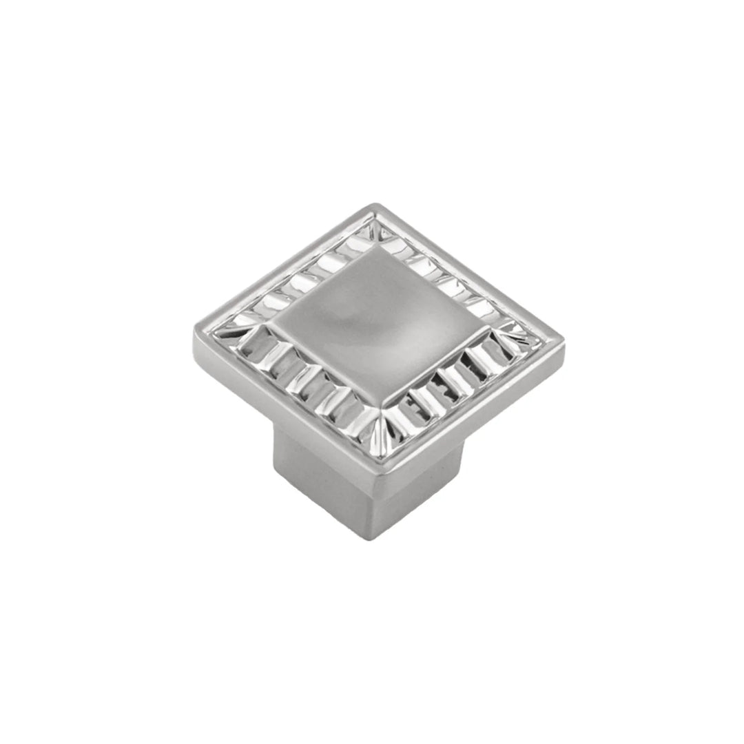 Belwith Keeler 1 Inch Square Bijou Astoria Collection Knob