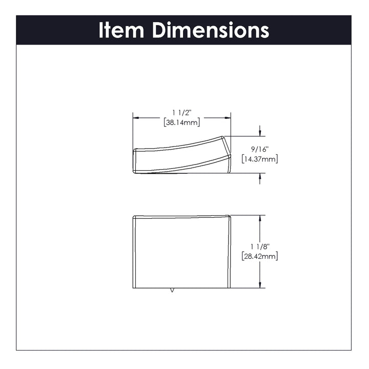 Belwith Keeler 1-7/16 inch Flex Knob