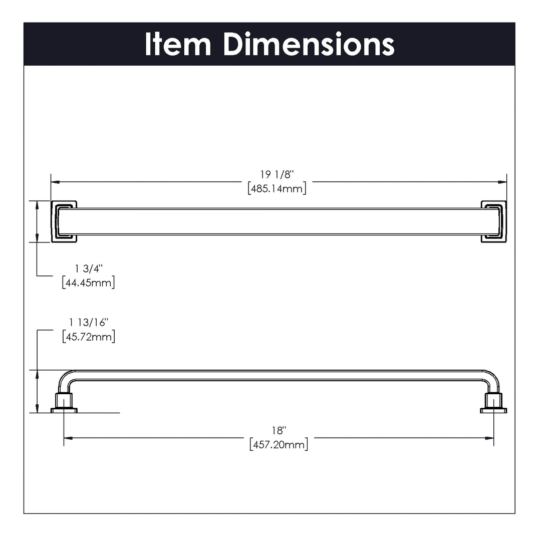 Belwith Keeler 18 Inch Center to Center Brighton Collection Appliance Pull MSRP