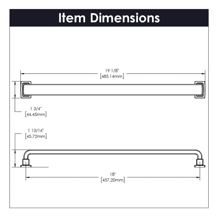 Belwith Keeler 18 Inch Center to Center Brighton Collection Appliance Pull MSRP