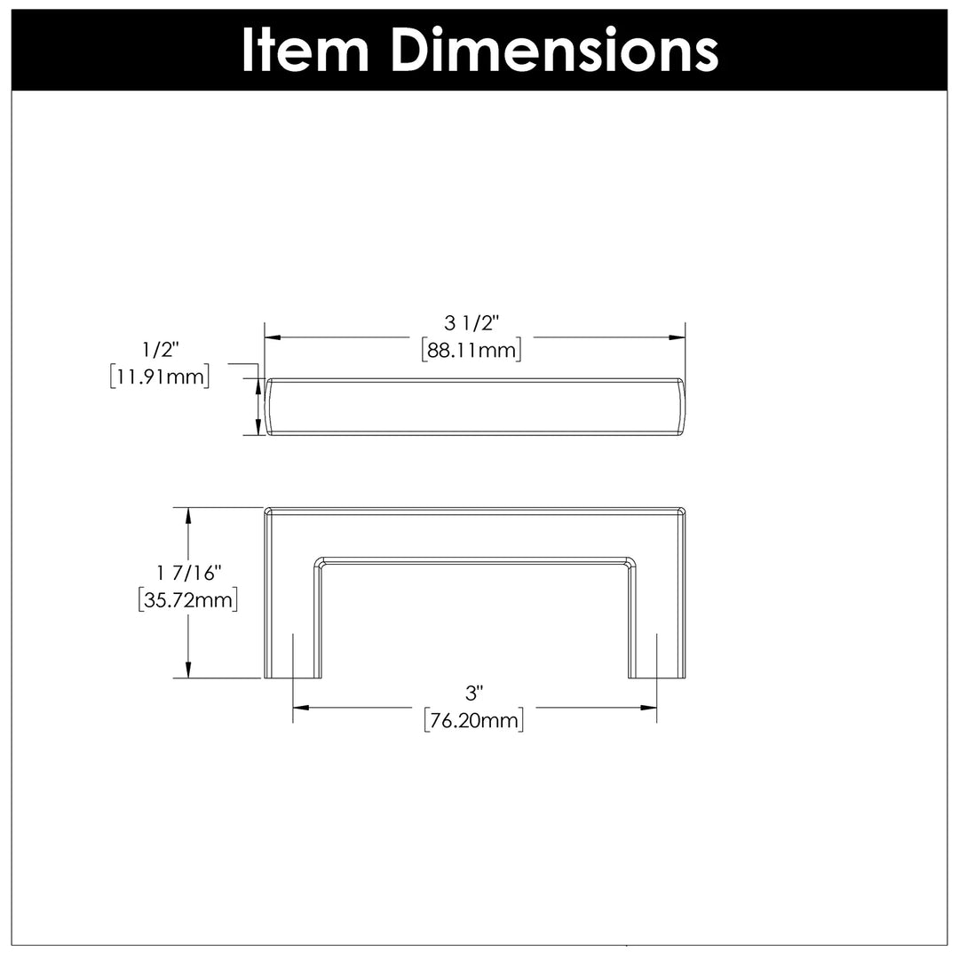 Belwith Keeler 3" Center to Center Coventry Collection Pull SKU B077990