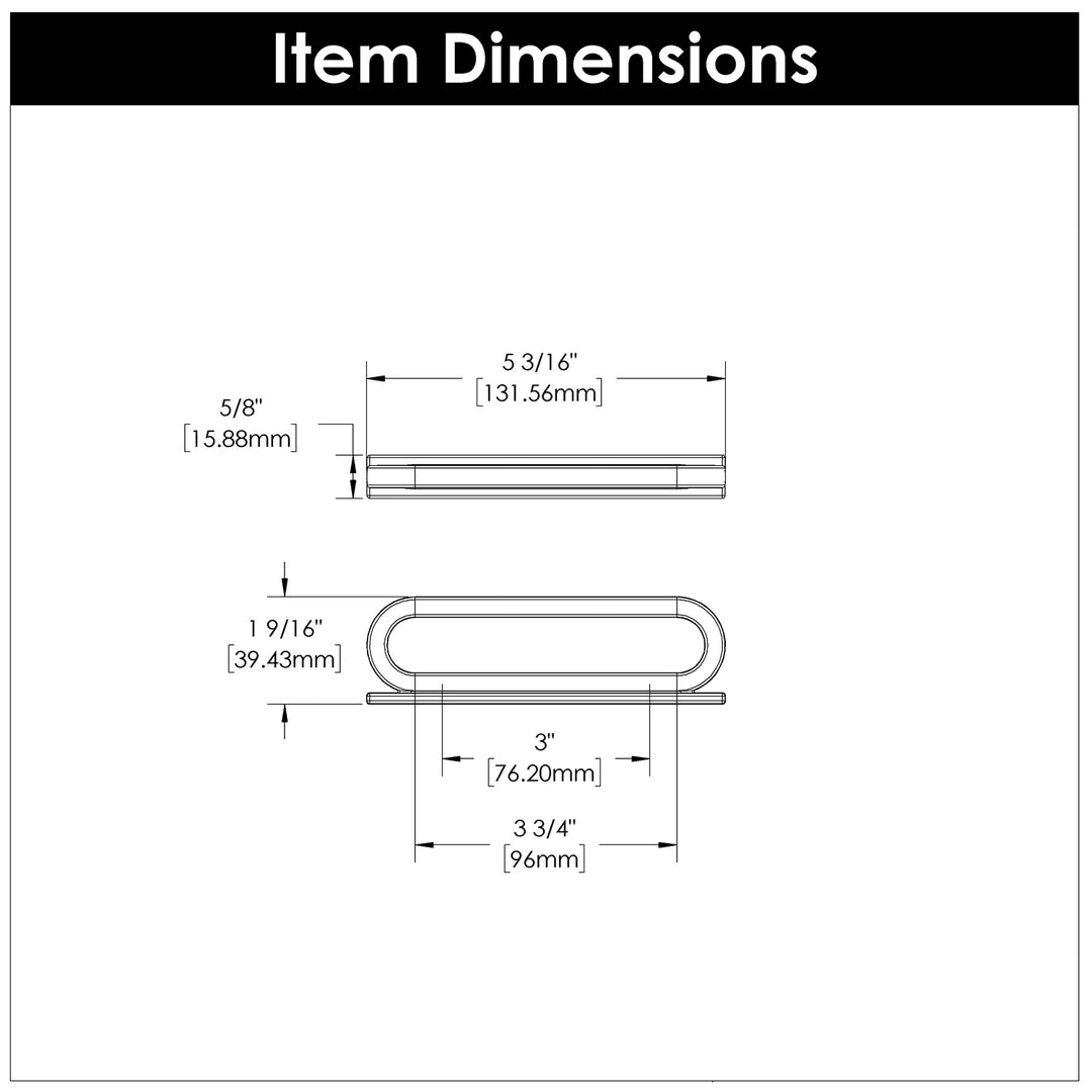 Belwith Keeler 3 inch & 96mm Corsa Pull