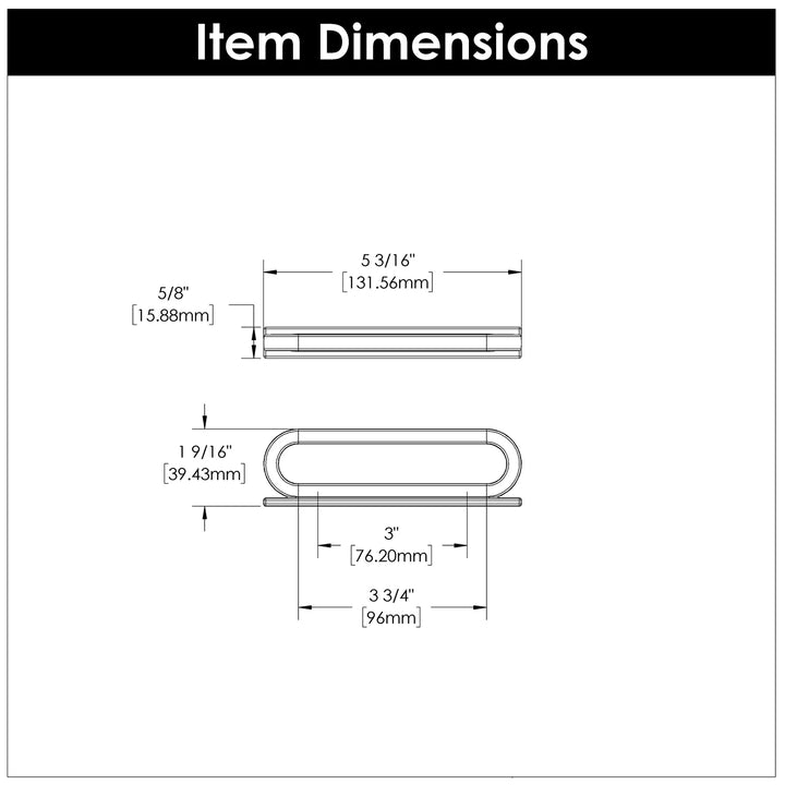 Belwith Keeler 3 inch & 96mm Corsa Pull