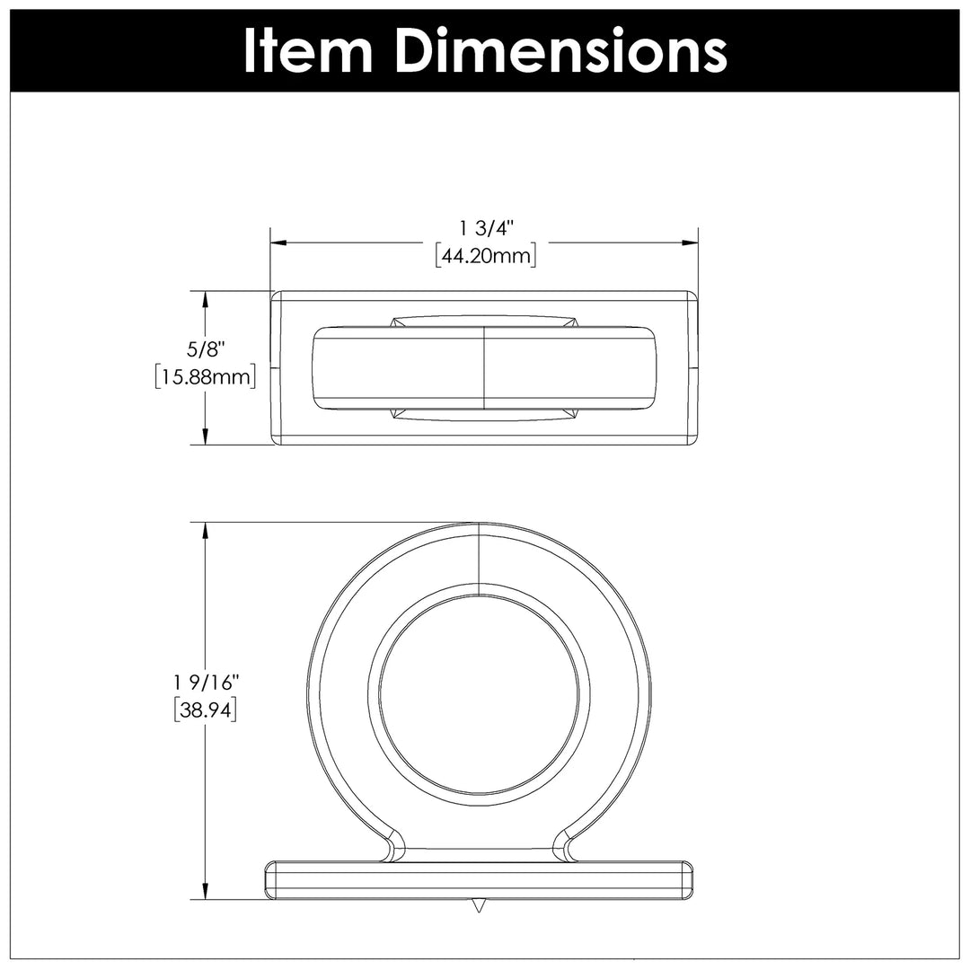 Belwith Keeler 1-3/4 Inch Corsa Ring Knob