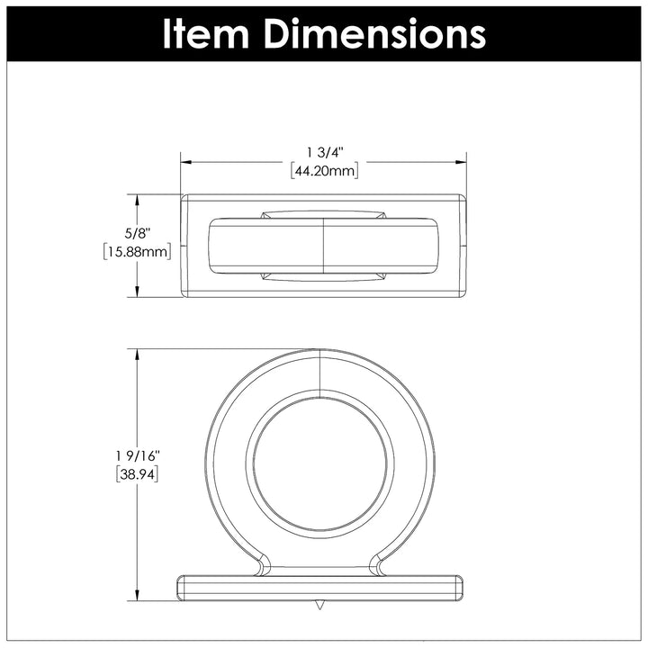 Belwith Keeler 1-3/4 Inch Corsa Ring Knob