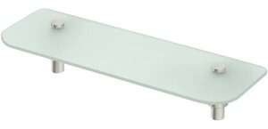 Deltana Architectural Hardware Bathroom Accessories 15 3-4" Shampoo Shelf w-Frosted Glass Sobe Series