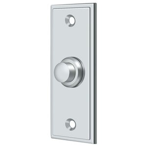 Deltana Architectural Hardware Door Accessories Bell Button, Rectangular Contemporary each