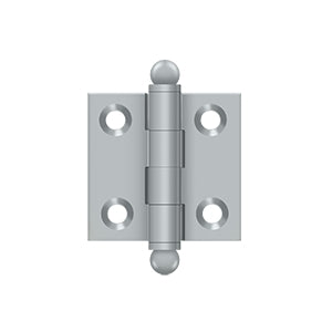 Deltana Architectural Hardware Specialty Solid Brass Hinges & Finials 1.5"x 1.5" Hinge, w- Ball Tips pair