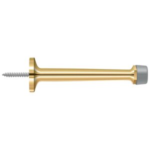 Deltana Architectural Hardware Bumpers & Stops 4" Baseboard Door Bumper, Solid Brass each