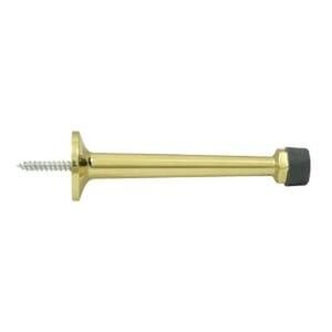 Deltana Architectural Hardware Bumpers & Stops 4" Baseboard Door Bumper, Solid Brass each