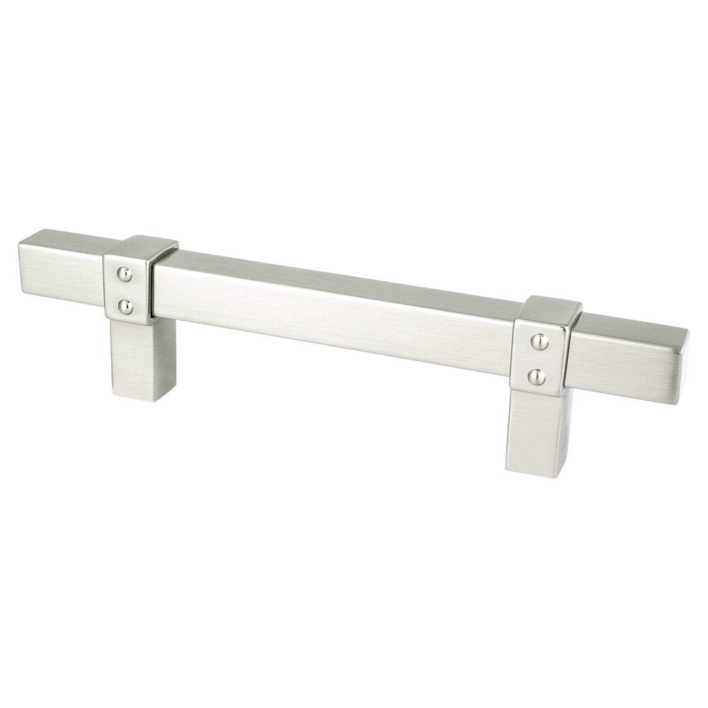 Berenson Cabinet Hardware Rivet Rebel Collection 3-3/4"(96mm) Centers Classic Comfort Pull