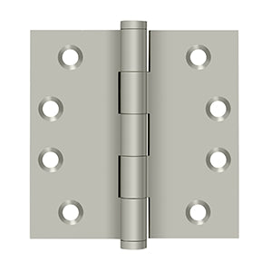 Deltana Architectural Hardware Solid Brass Hinges & Finials 4" x 4" Square Hinges pair