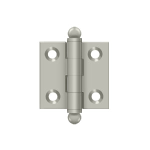 Deltana Architectural Hardware Specialty Solid Brass Hinges & Finials 1.5"x 1.5" Hinge, w- Ball Tips pair