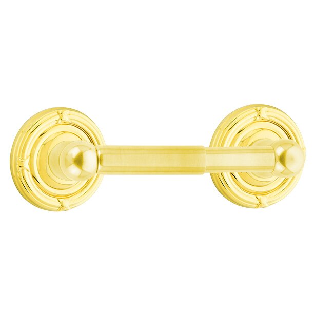Traditional Brass Collection Ribbon & Reed Tissue Holder  by Emtek