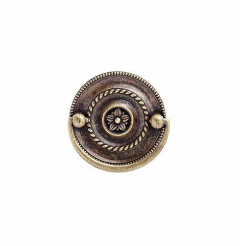 Buck Snort Lodge Decorative Hardware Tuscany 2-In Center To Center Round Drop Cabinet Pull