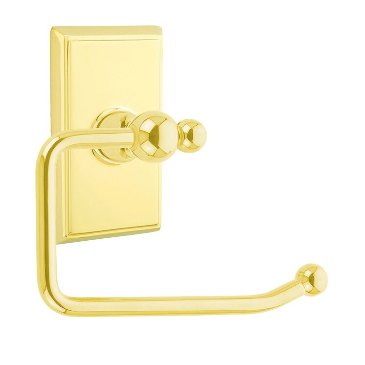 Traditional Brass Collection Rectangular Tissue Holder  by Emtek