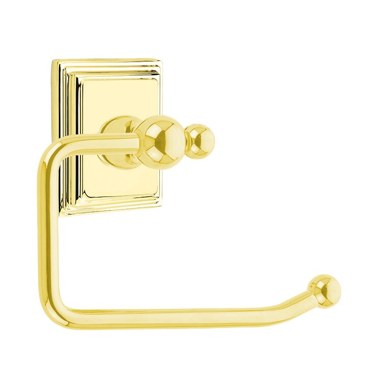 Traditional Brass Collection Wilshire Bar Style Tissue Holder by Emtek