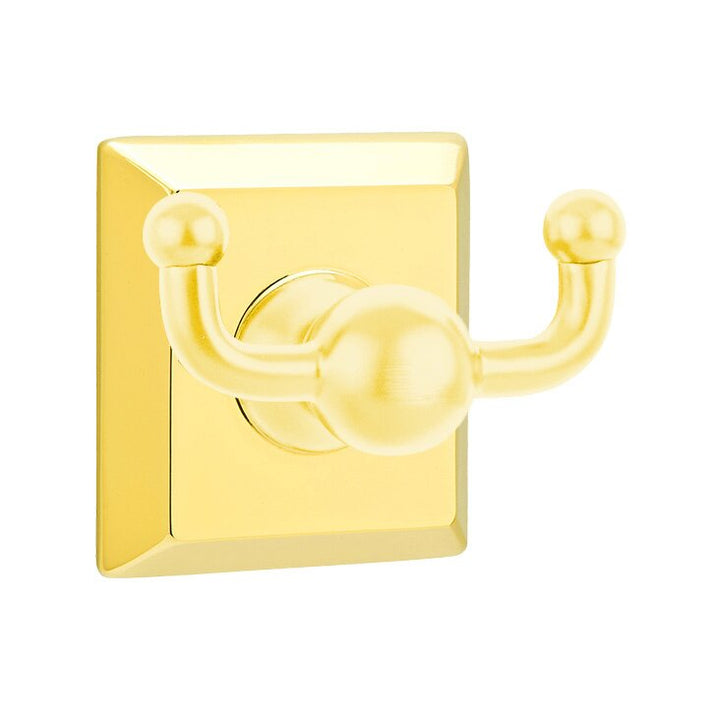 Traditional Brass Collection Quincy Double Hook by Emtek