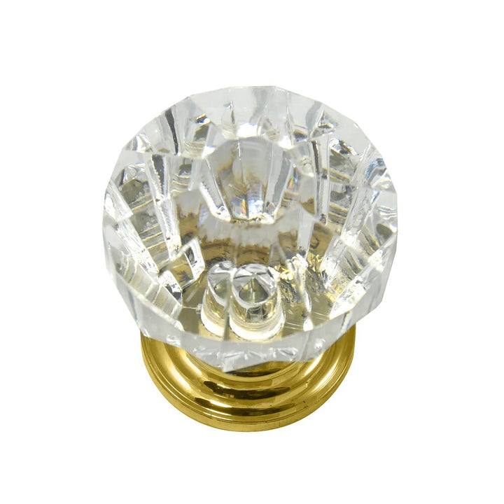 Kristal Collection 1 1/4" Acrystal Knob withe by Laurey Hardware