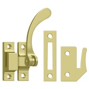 Deltana Architectural Hardware Window Hardware Window Lock, Casement Fastener, Reversible, 4.5" each