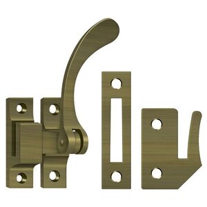 Deltana Architectural Hardware Window Hardware Window Lock, Casement Fastener, Reversible, 4.5" each