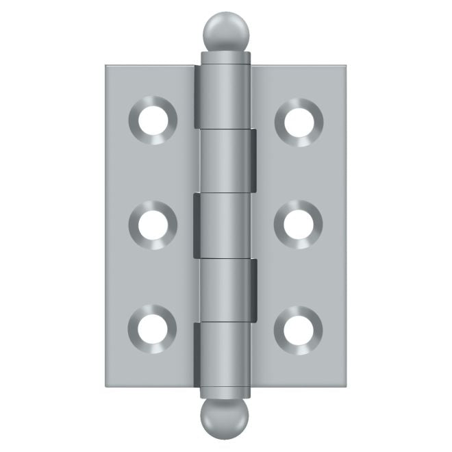 Deltana Architectural Hardware Specialty Solid Brass Hinges & Finials 2"x 1.5" Hinge, w- Ball Tips pair