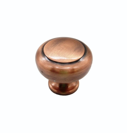 Buck Snort Lodge Decorative Hardware Large Smooth Raised  Round Cabinet Knob