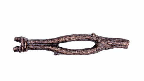 Buck Snort Lodge Decorative Hardware Cabinet  Pulls Large Twig Pull 2-15/16-in Center to Center