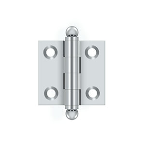 Deltana Architectural Hardware Specialty Solid Brass Hinges & Finials 1.5"x 1.5" Hinge, w- Ball Tips pair