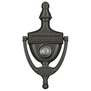 Deltana Architectural Hardware Door Accessories Door Knocker-Viewer, Victorian Rope each