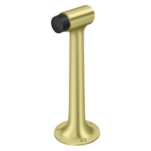 Deltana Architectural Hardware Floor Mount, 8" Bumper, HD, Solid Brass