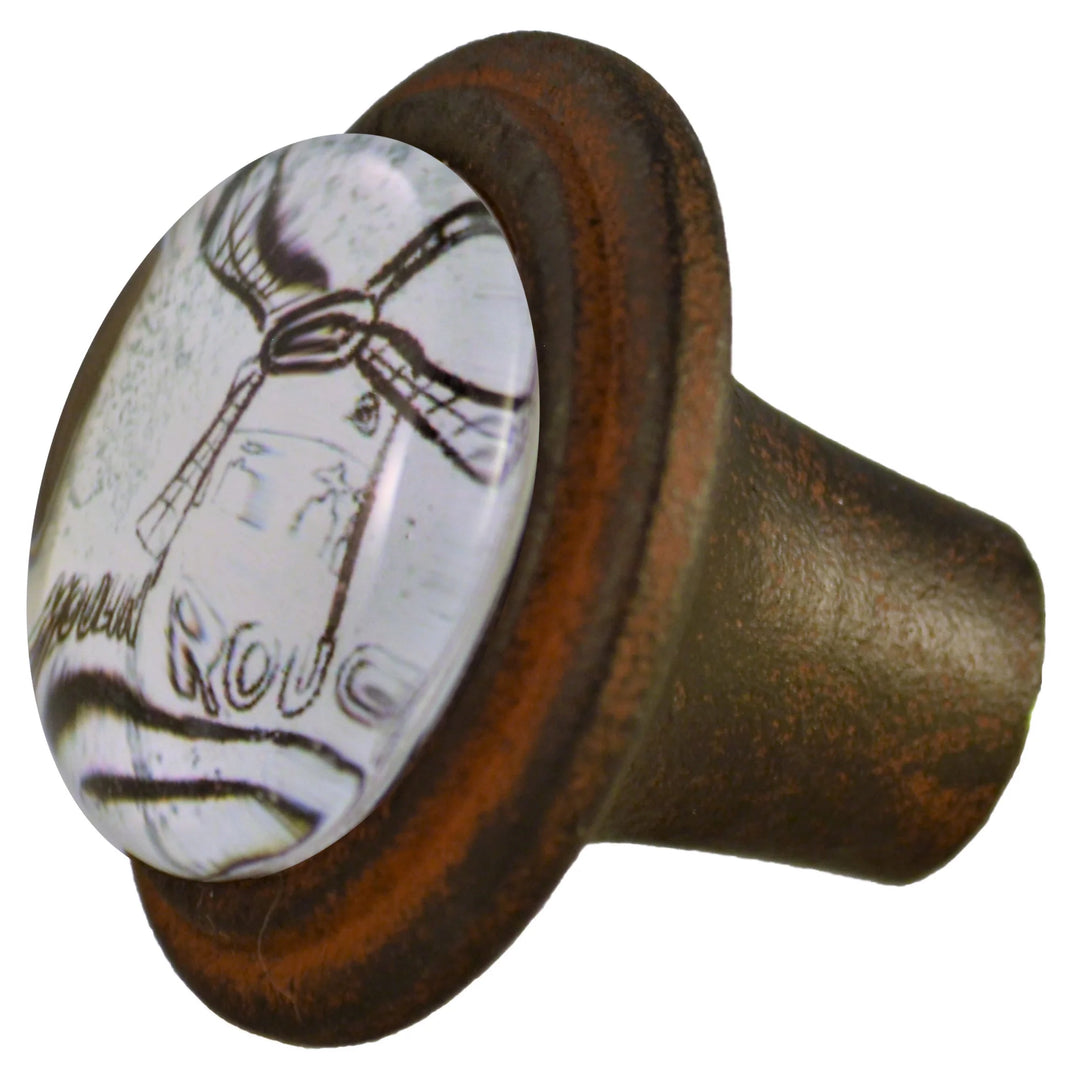 Charleston Knob Company Windmill French Knob - Cafe Brown