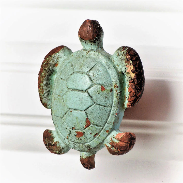 Charleston Knob Company Turtle Knob - Verdigris