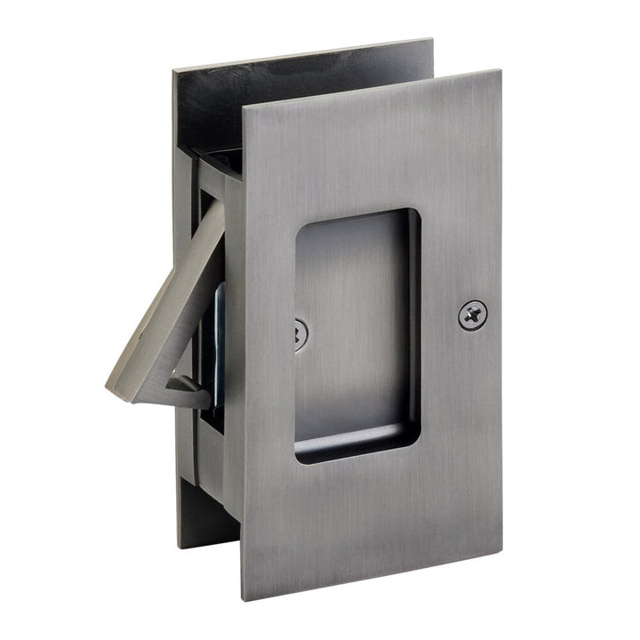 Door Accessories Collection Passage Modern Rectangular Pocket Door Lock by Emtek-PASSAGE