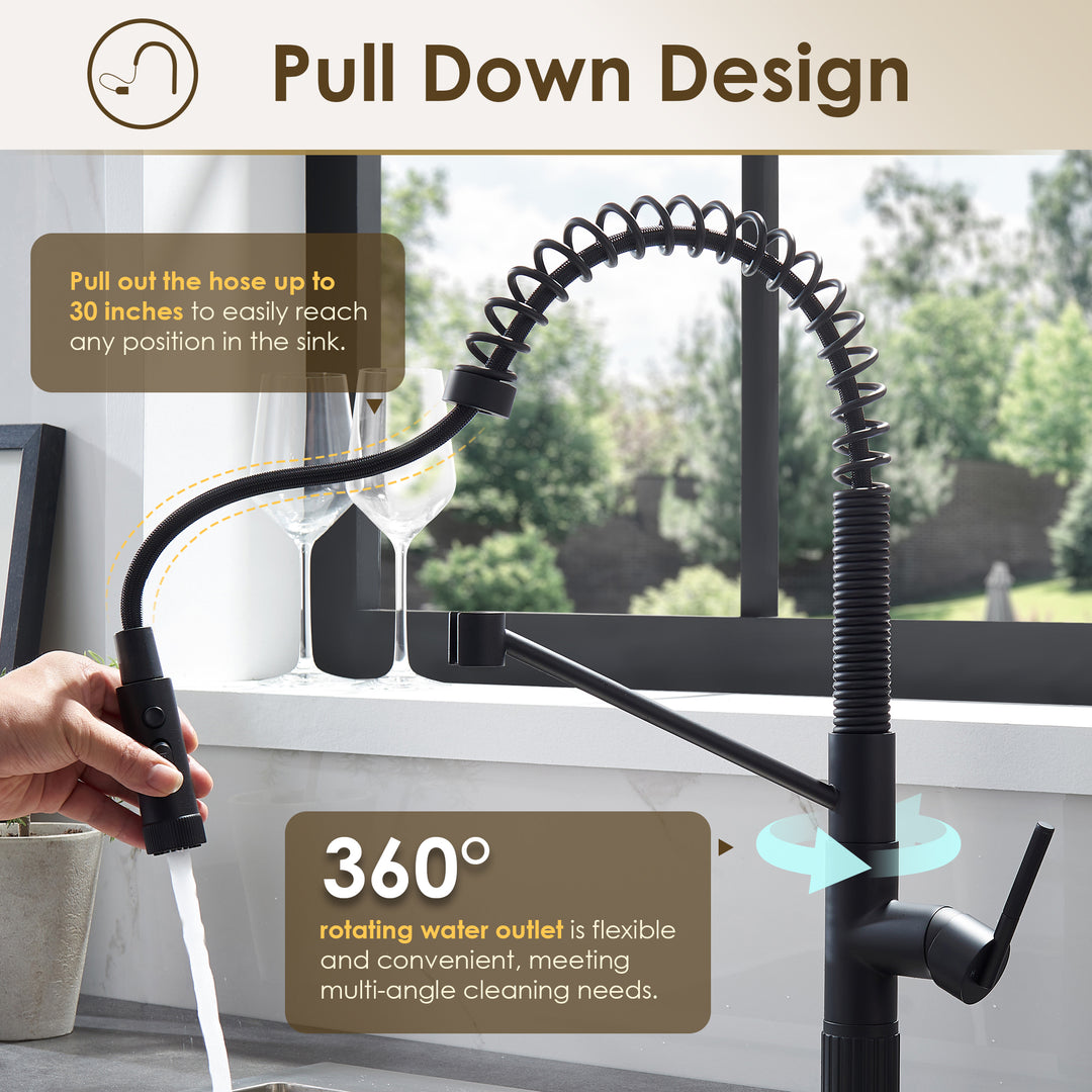 Nette Single-Handle Kitchen Faucet