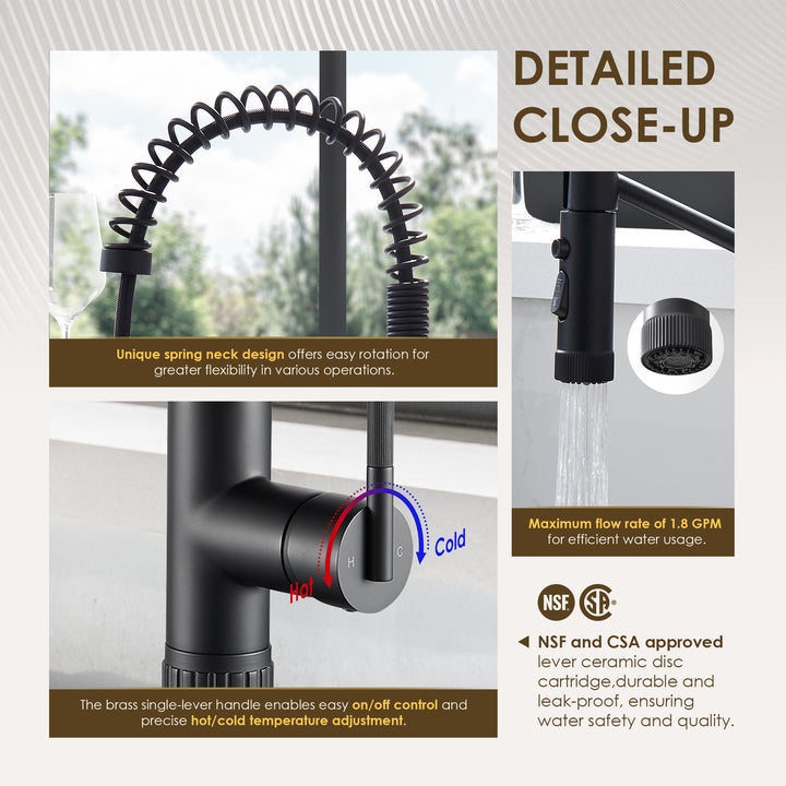 Nette Single-Handle Kitchen Faucet