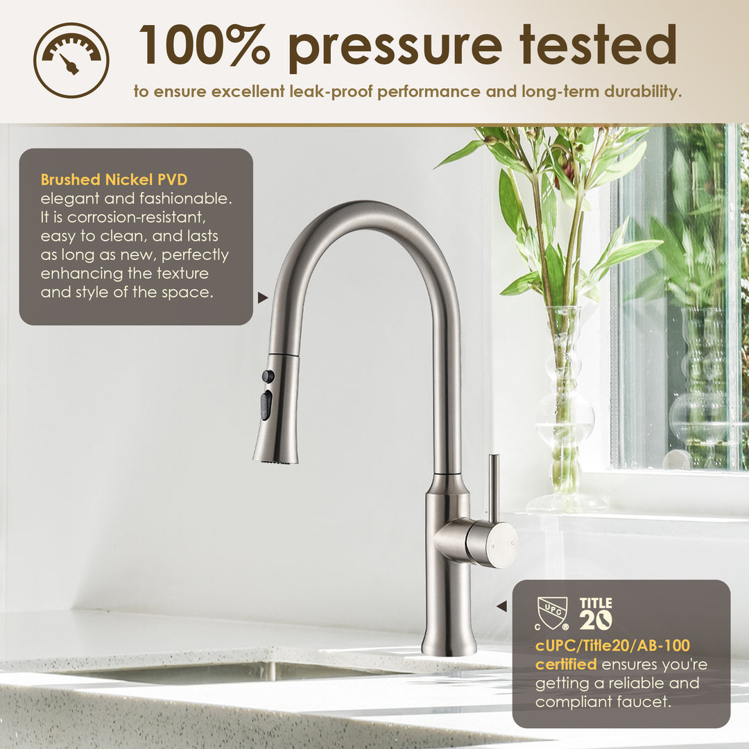 Oribe Single-Handle Kitchen Faucet