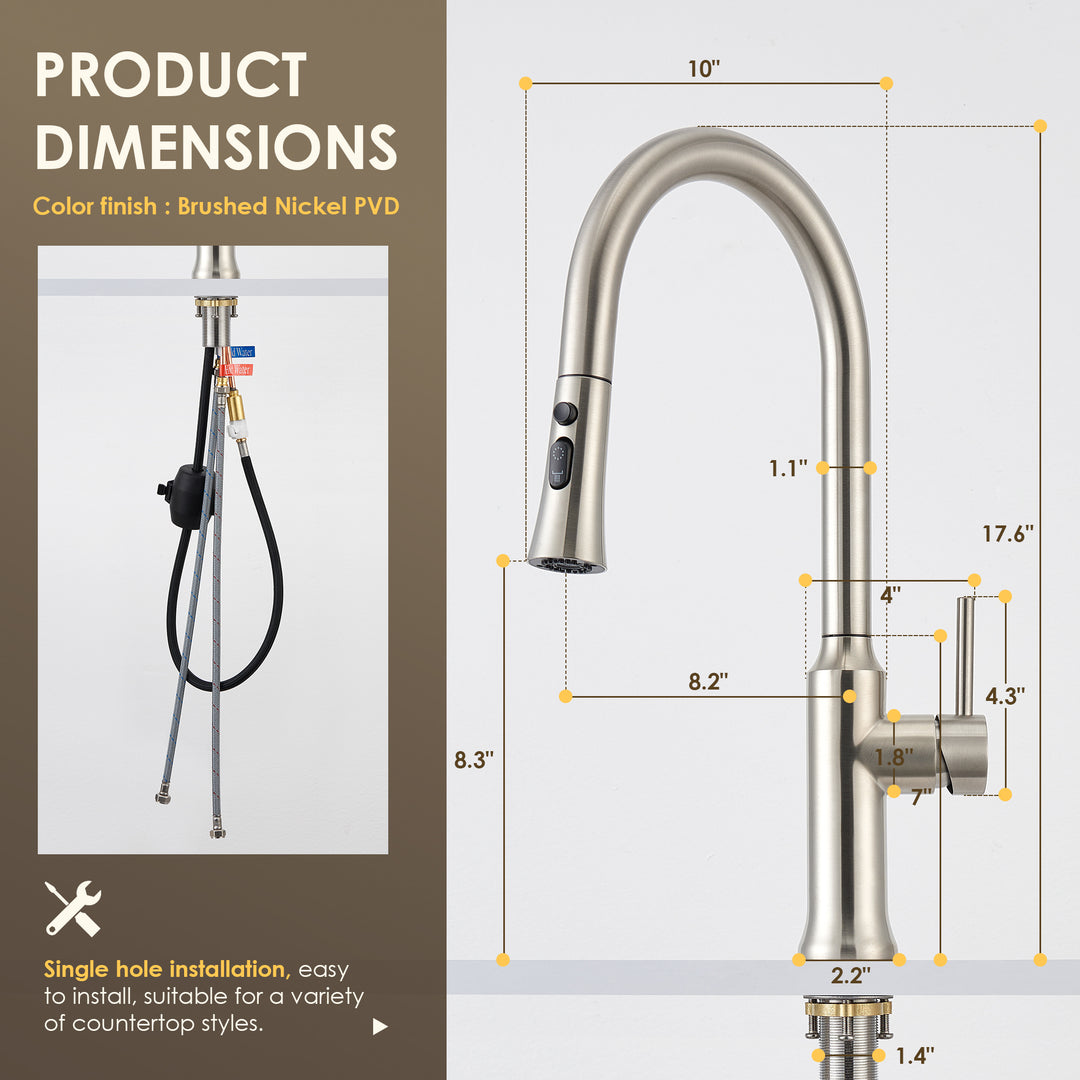 Oribe Single-Handle Kitchen Faucet