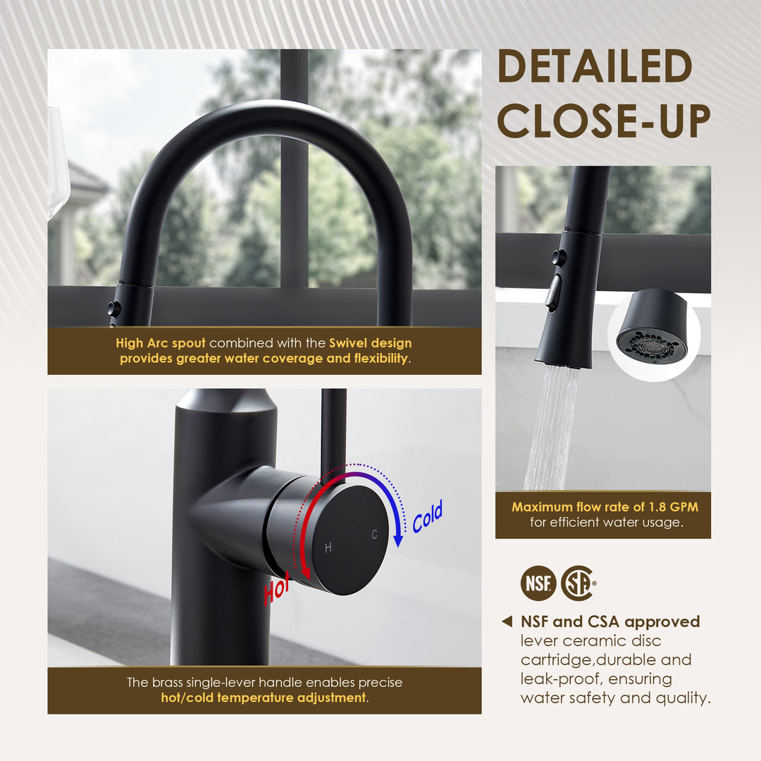 Oribe Single-Handle Kitchen Faucet