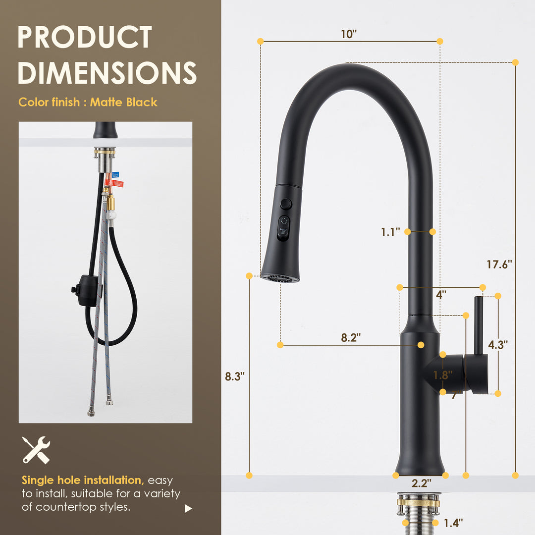 Oribe Single-Handle Kitchen Faucet